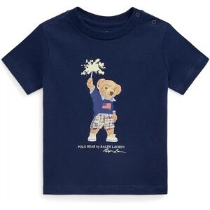 Ralph Lauren Polo Bear Cotton Jersey Tee 24M Patriotic Preppy heritage